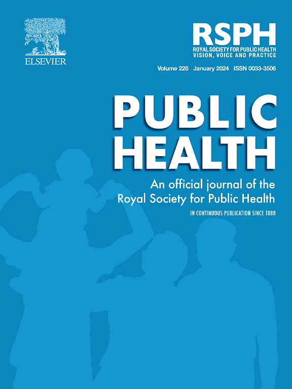 Go to journal home page - Public Health